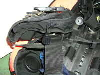 Safe release Integrated pockets side view
